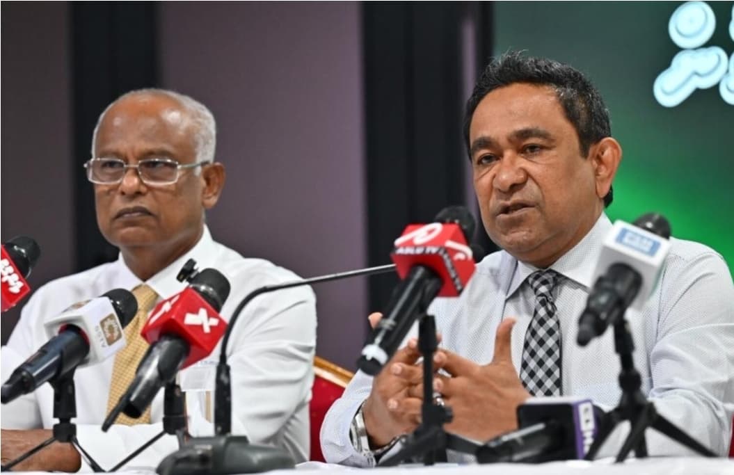 ރައީސް މުއިއްޒަކާ ދޭތެރޭ އެއްވެސް ރުޅިވެރިކަމެއް ނެތް، ރުޅިވެރިކަން އޮތީ ސޯލިހާ ދޭތެރޭގައި: ޔާމީން